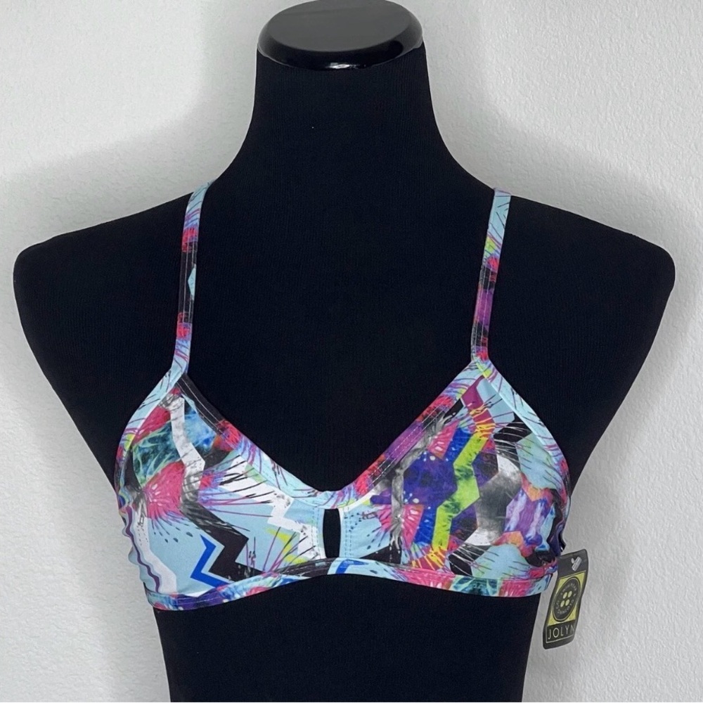 Jolyn swim top VENT in LION FISH NWT